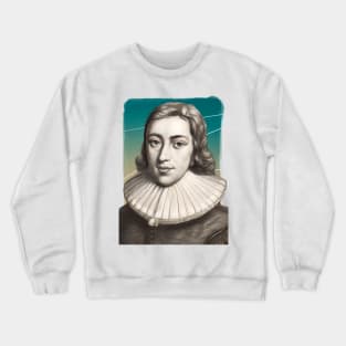 English Poet John Milton illustration Crewneck Sweatshirt